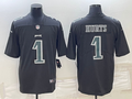 Men's Philadelphia Eagles Jalen Hurts #1 Black Player Jersey1