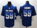 Men's Carolina Panthers Luke Kuechly #59 Navy Game Jersey1