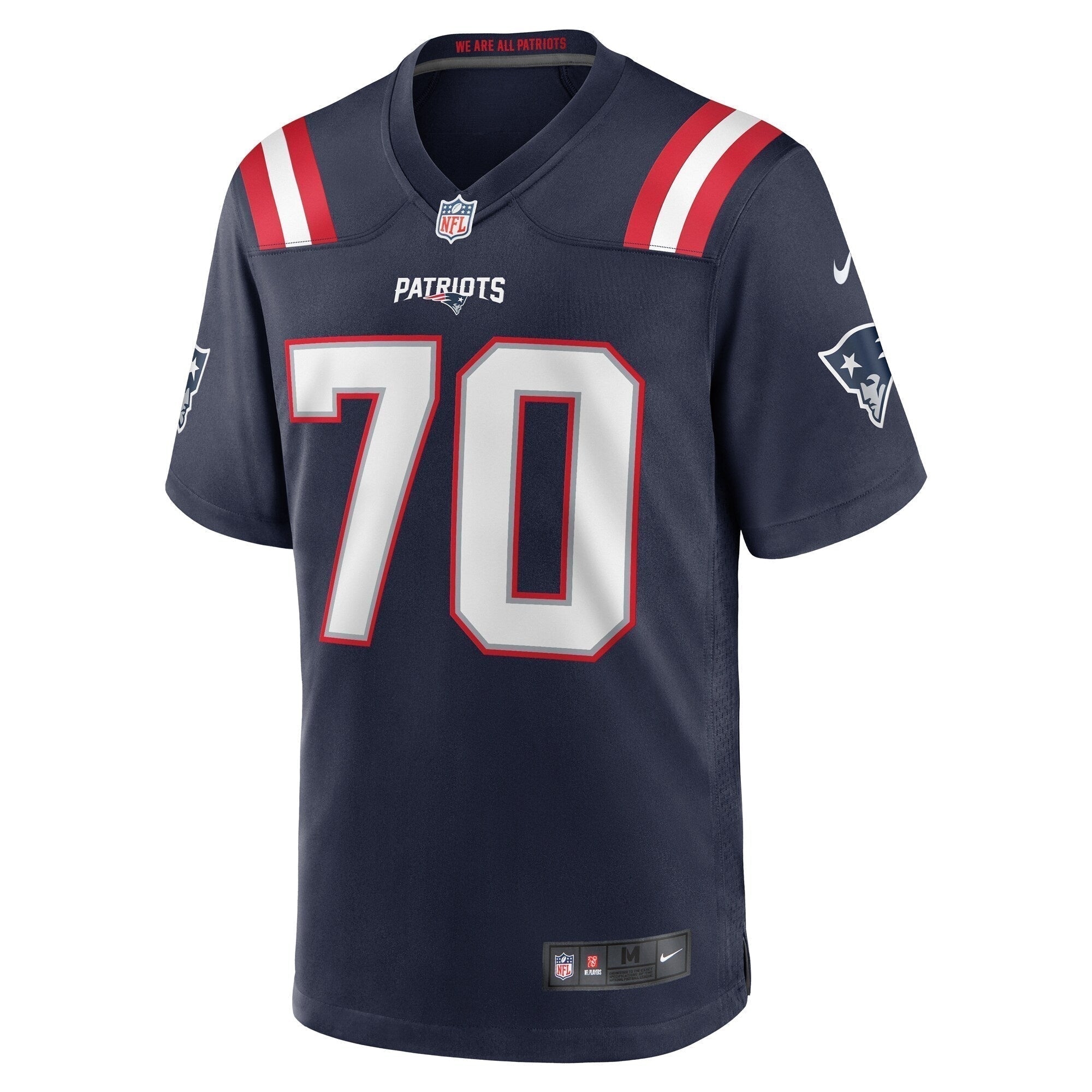 Jeremiah Pharms Jr. New England Patriots Nike Team Game Jersey -  Navy