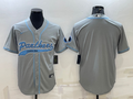 Men's Carolina Panthers Gray Blank Jersey1