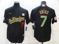 Men's Los Angeles Dodgers Julio Urias #7 Black Player Game Jersey1