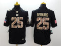 Men's Cincinnati Bengals Giovanni Bernard #25 Black Game Player Jersey1