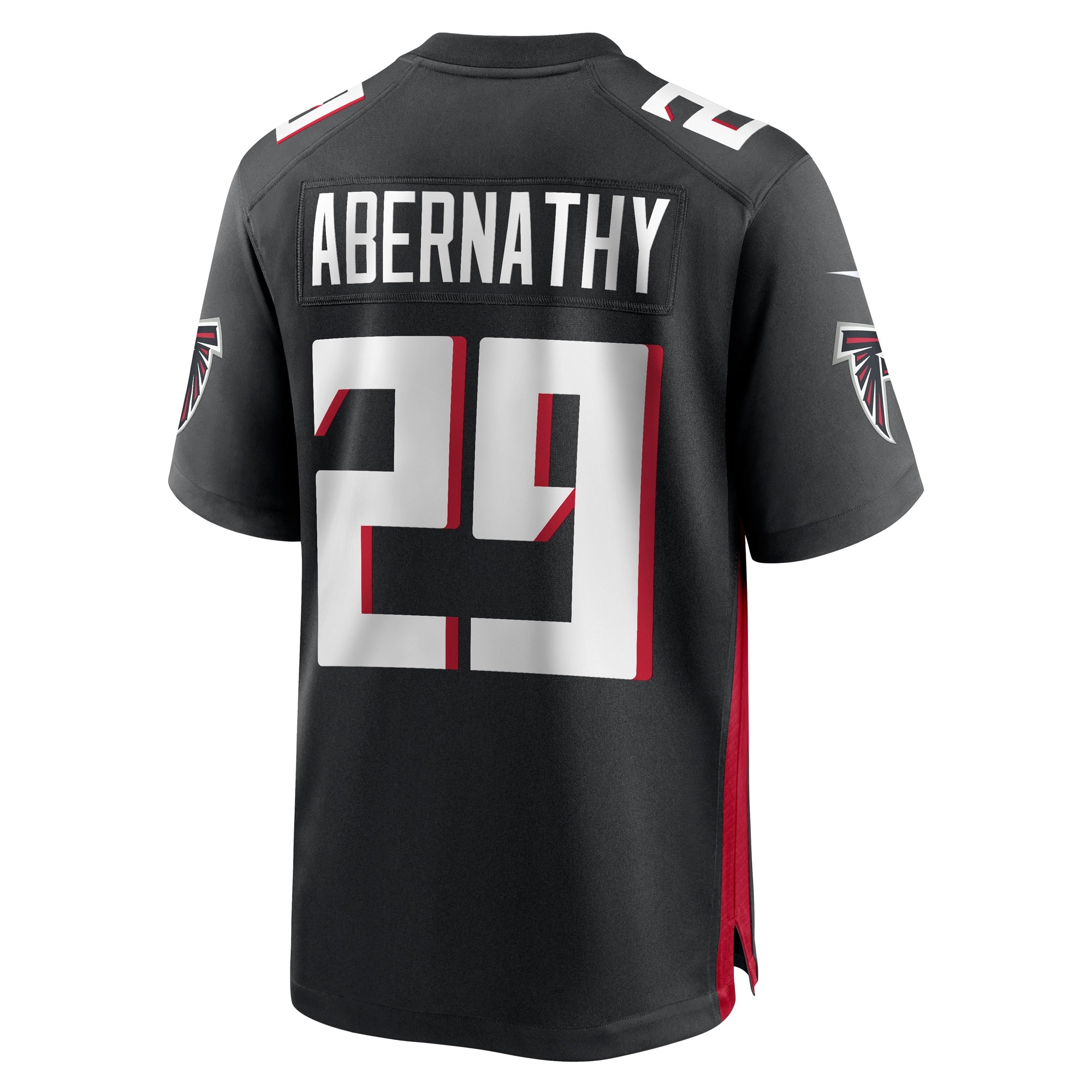 Micah Abernathy Atlanta Falcons Nike Team Game Jersey -  Black