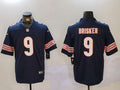 Men's Chicago Bears Jaquan Brisker #9 Navy Game Player Jersey1