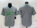 Men's Philadelphia Eagles Gray Blank Jersey1