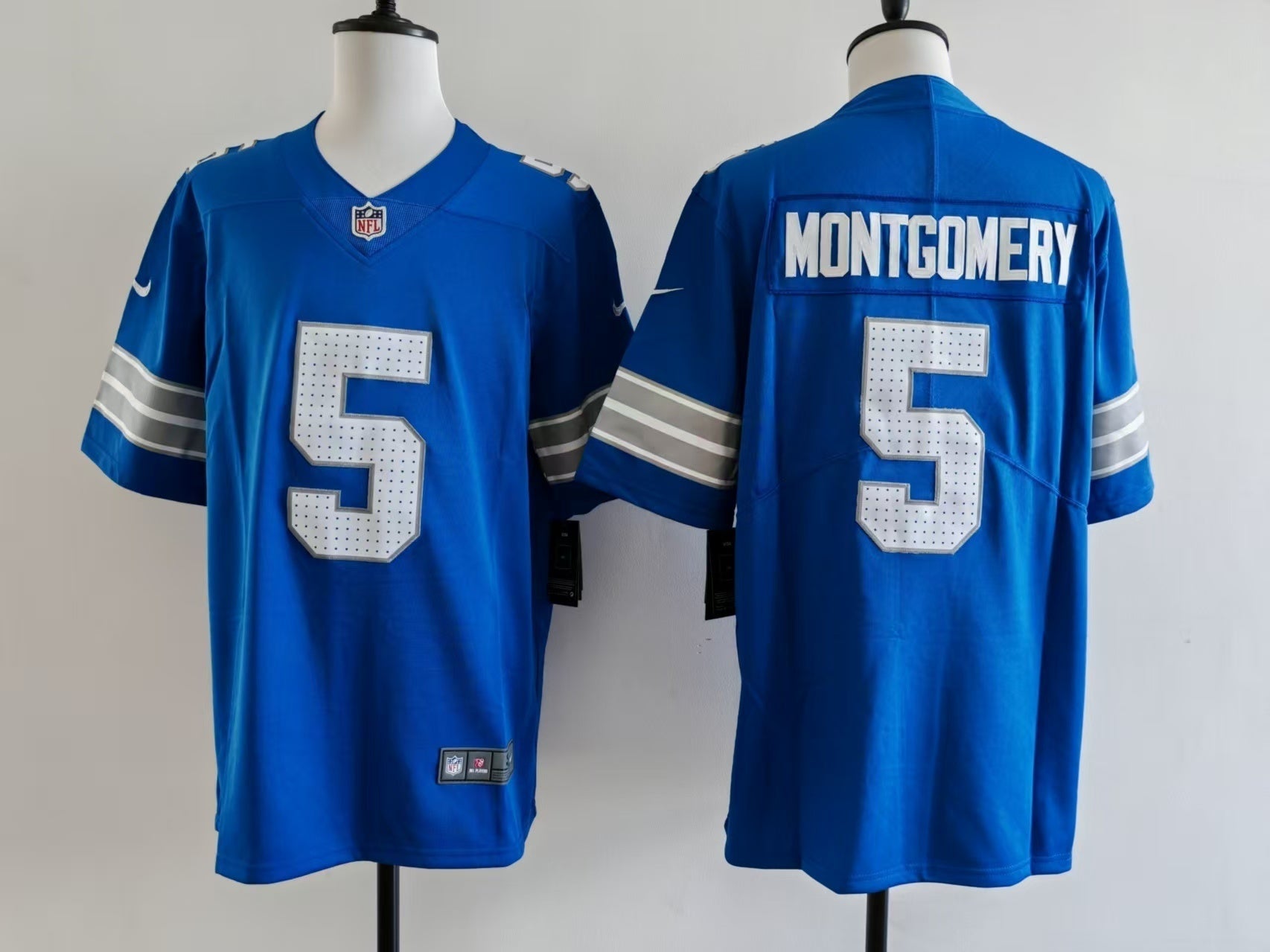 Men's Detroit Alex David Montgomery Jersey -  Blue