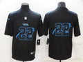 Men's Carolina Panthers #22 Christian McCaffrey Black Alternate Player Game Jersey1