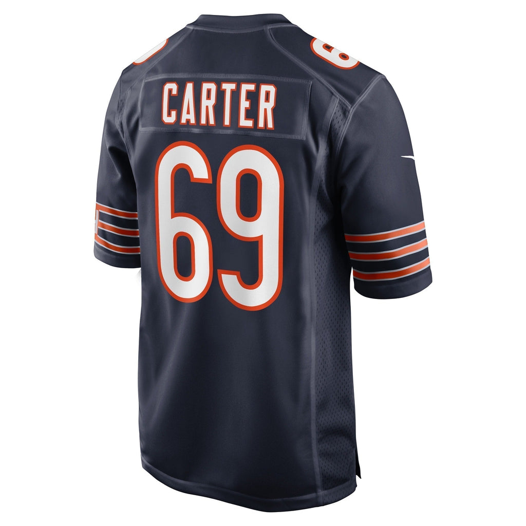 Ja'Tyre Carter Chicago Bears Nike Game   Jersey - Navy