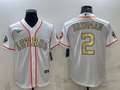 Men's Houston Astros Alex Bregman #2 White Replica Player Jersey