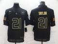 Men's Washington Commanders #21 Sean Taylor Black Game Player Jersey1