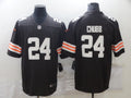Men's Cleveland Browns Nick Chubb #24 Brown Game Player Jersey1