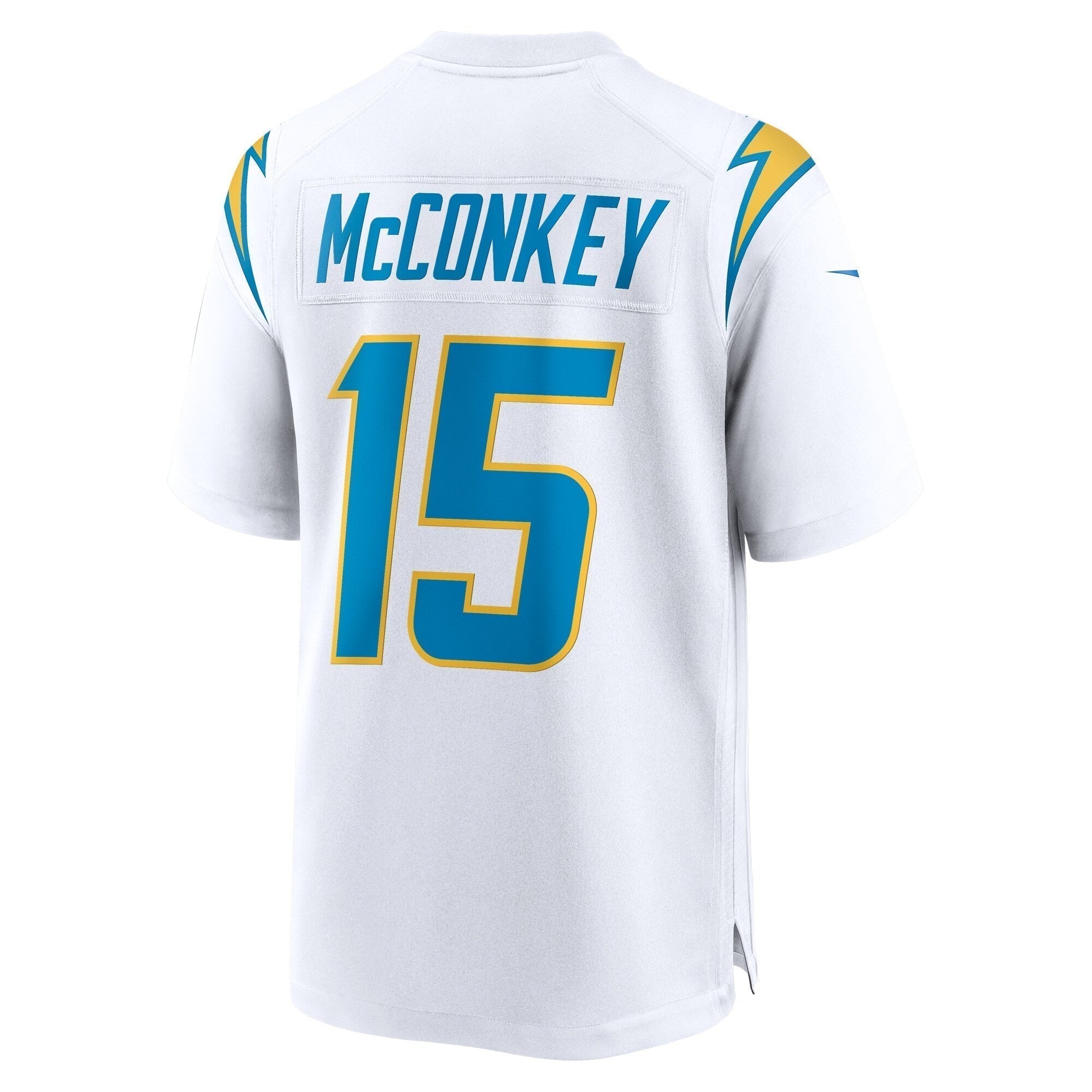 Ladd McConkey Los Angeles Chargers Nike Game Jersey -  White