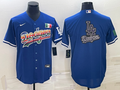 Men's Los Angeles Dodgers Blue Replica Player Name Jersey1