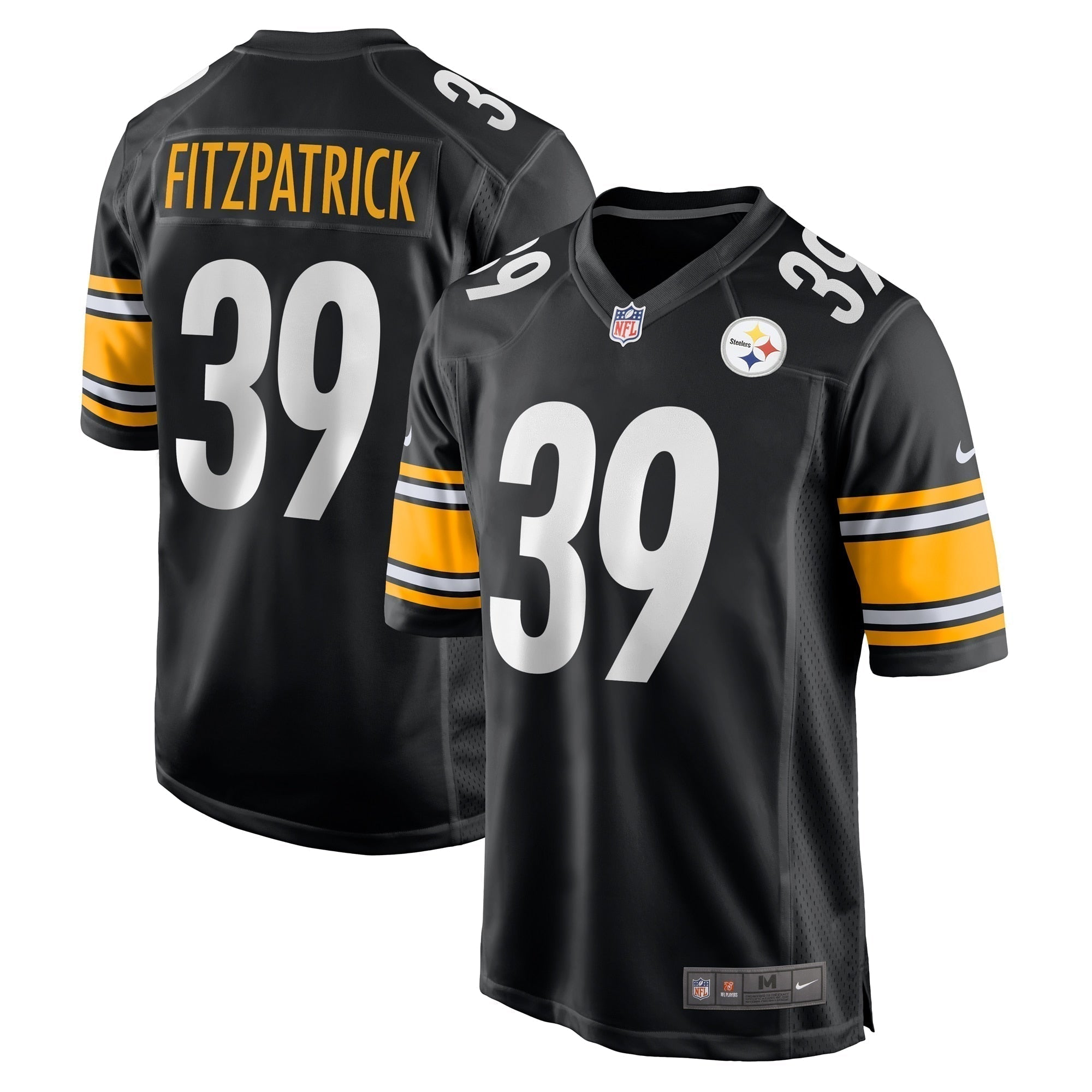Minkah Fitzpatrick Pittsburgh Steelers Nike Game Jersey - Black