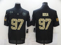 Men's San Francisco 49ers Nick Bosa #97 Black Stitched Game Jersey1