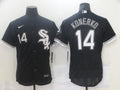 Men's Chicago White Sox Paul Konerko #14 Black Replica Baseball Jersey1