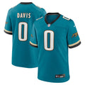Gabe Davis Jacksonville Jaguars Nike Prowler Throwback   Game Jersey - Teal