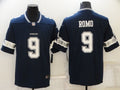 Men's Dallas Cowboys Tony Romo #9 Navy Game Player Jersey1