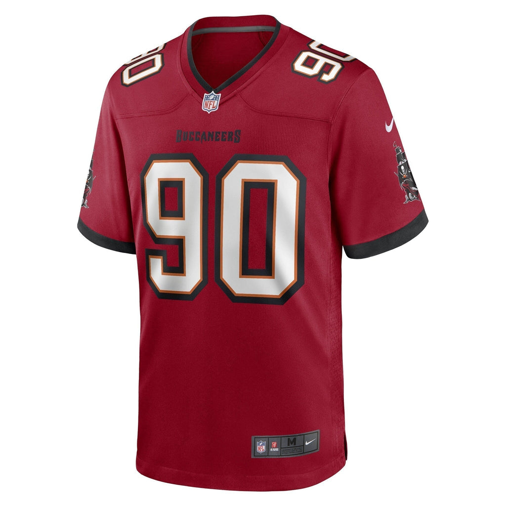 Logan Hall Tampa Bay Buccaneers Nike Game   Jersey - Red