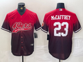 Men's San Francisco 49ers Christian McCaffrey #23 Scarlet Player Jersey1