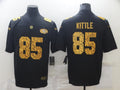 Men's San Francisco 49ers George Kittle #85 Black Team Game Jersey1