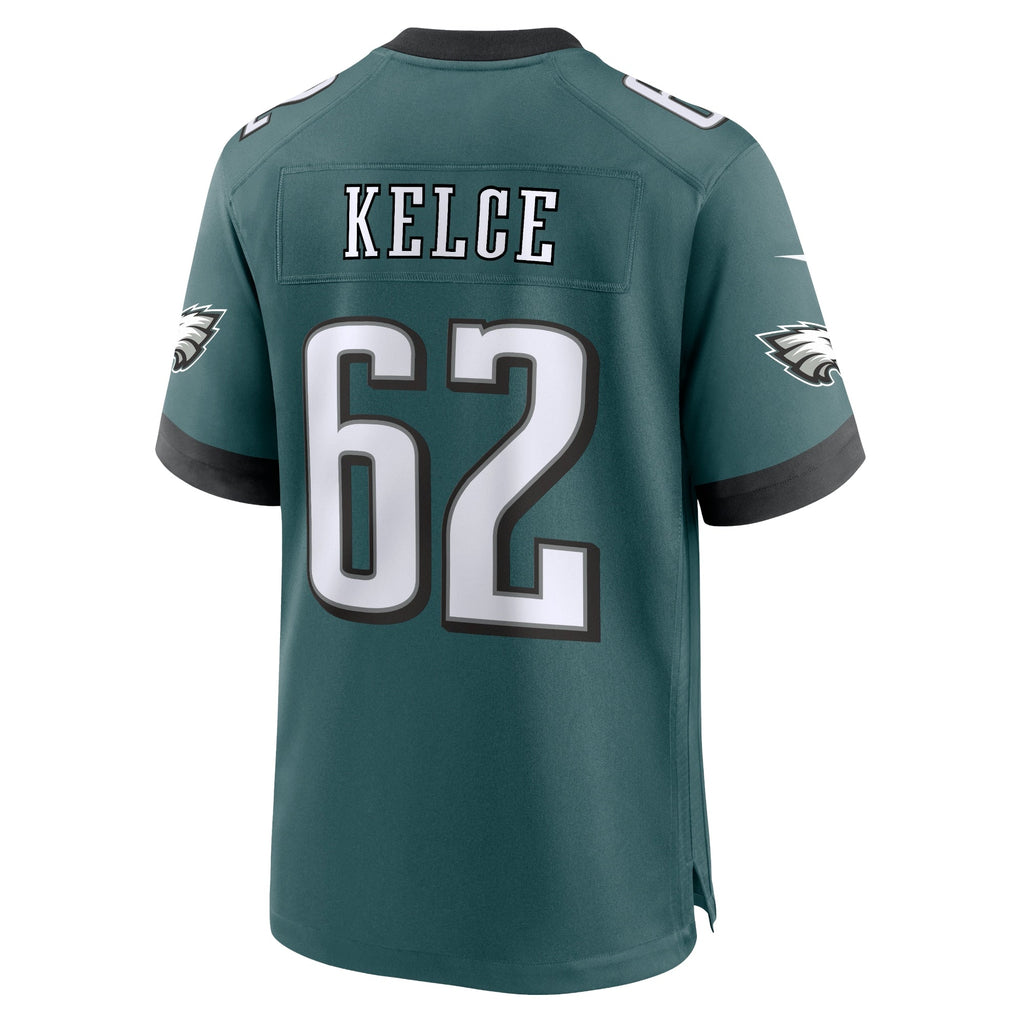 Jason Kelce Philadelphia Eagles Nike Team Game Jersey - Midnight Green