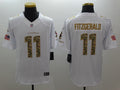 Men's Arizona Cardinals Larry Fitzgerald #11 White Game Jersey1