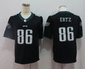 Men's Philadelphia Eagles Zach Ertz #86 Black Game Jersey1
