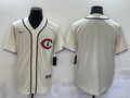 Men's Chicago Cubs Beige Blank Replica Jersey1