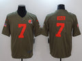 Men's Cleveland Browns DeShone Kizer #7 Olive Game Jersey1