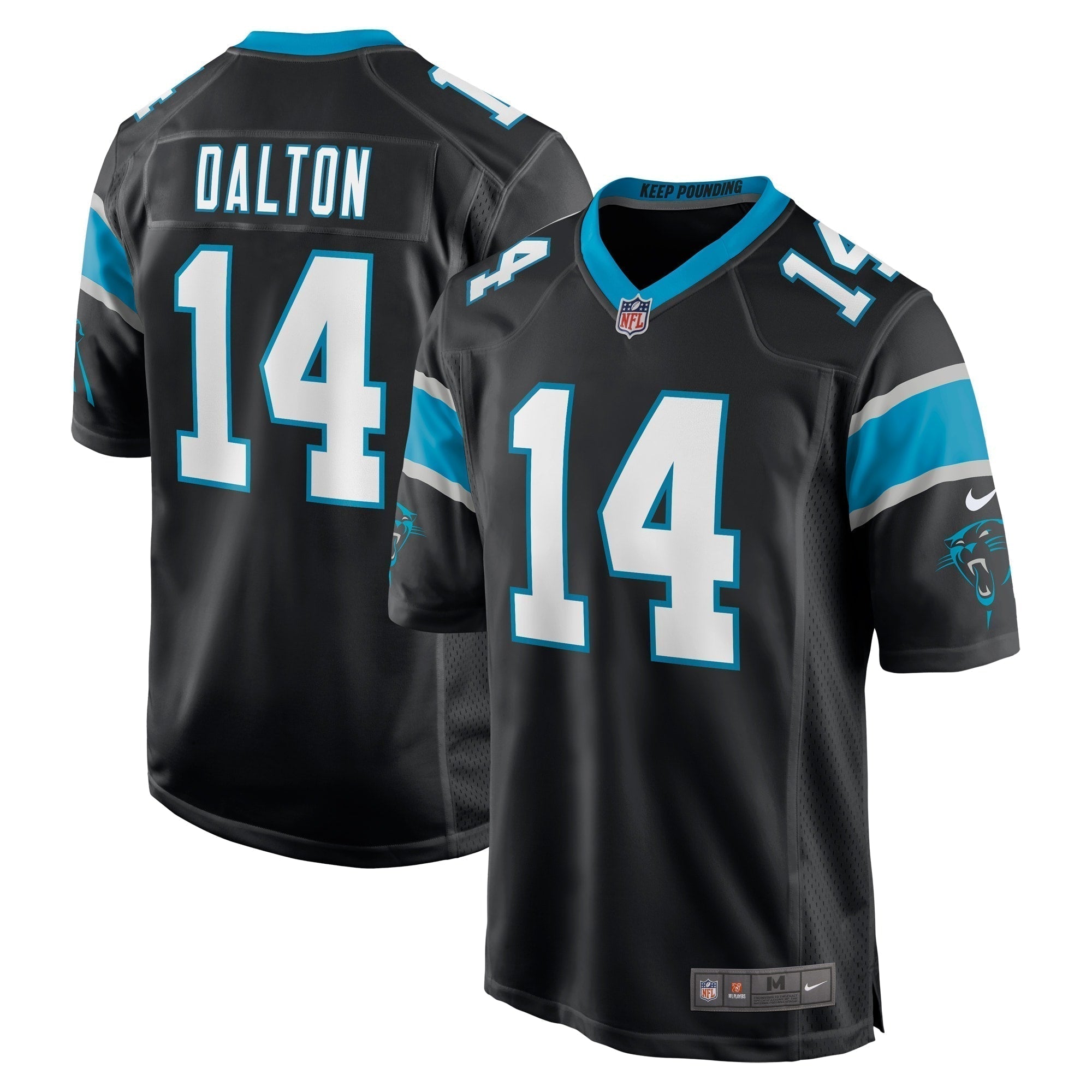 Andy Dalton Carolina Panthers Nike Game   Jersey - Black