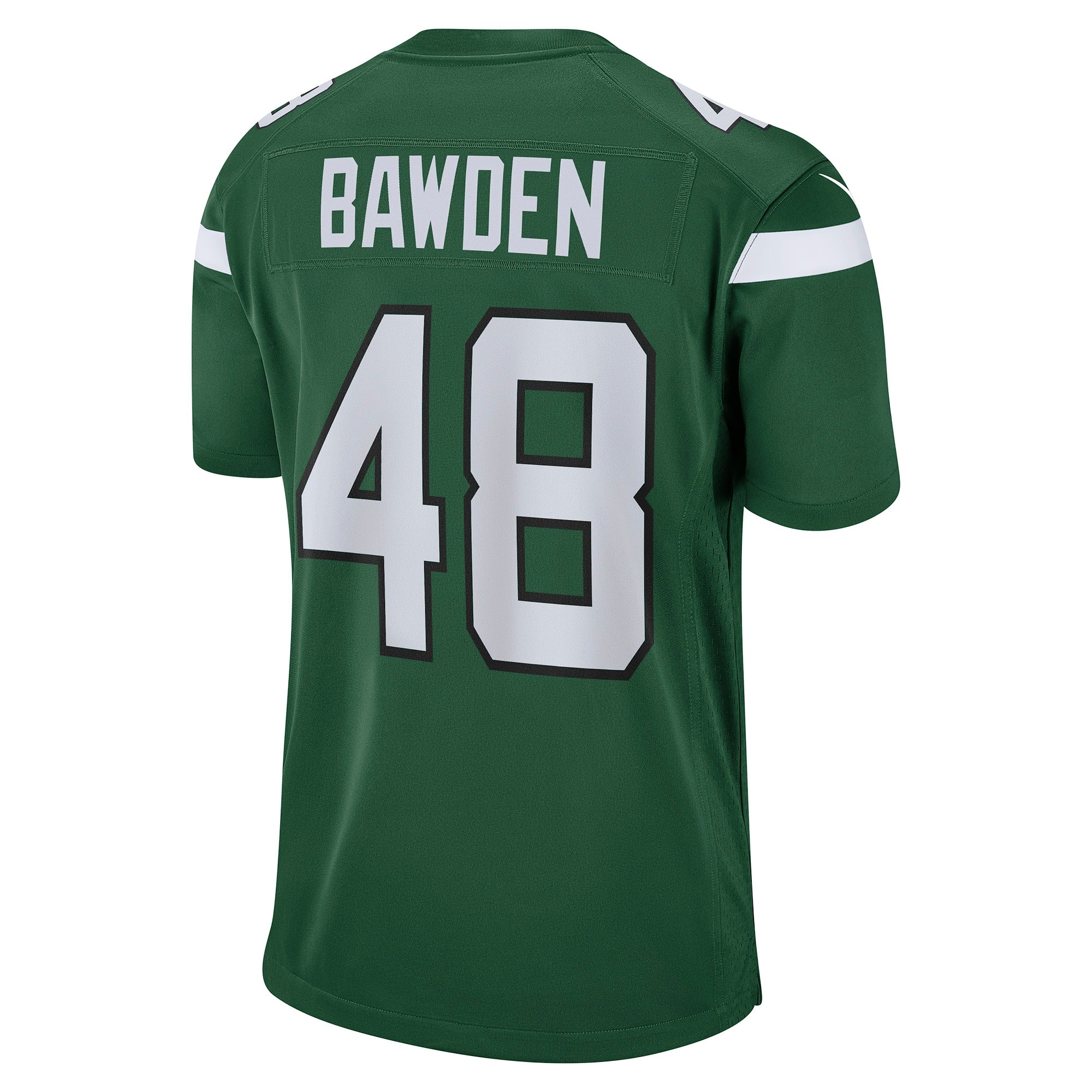 Nick Bawden New York Jets Nike Game   Jersey - Gotham Green