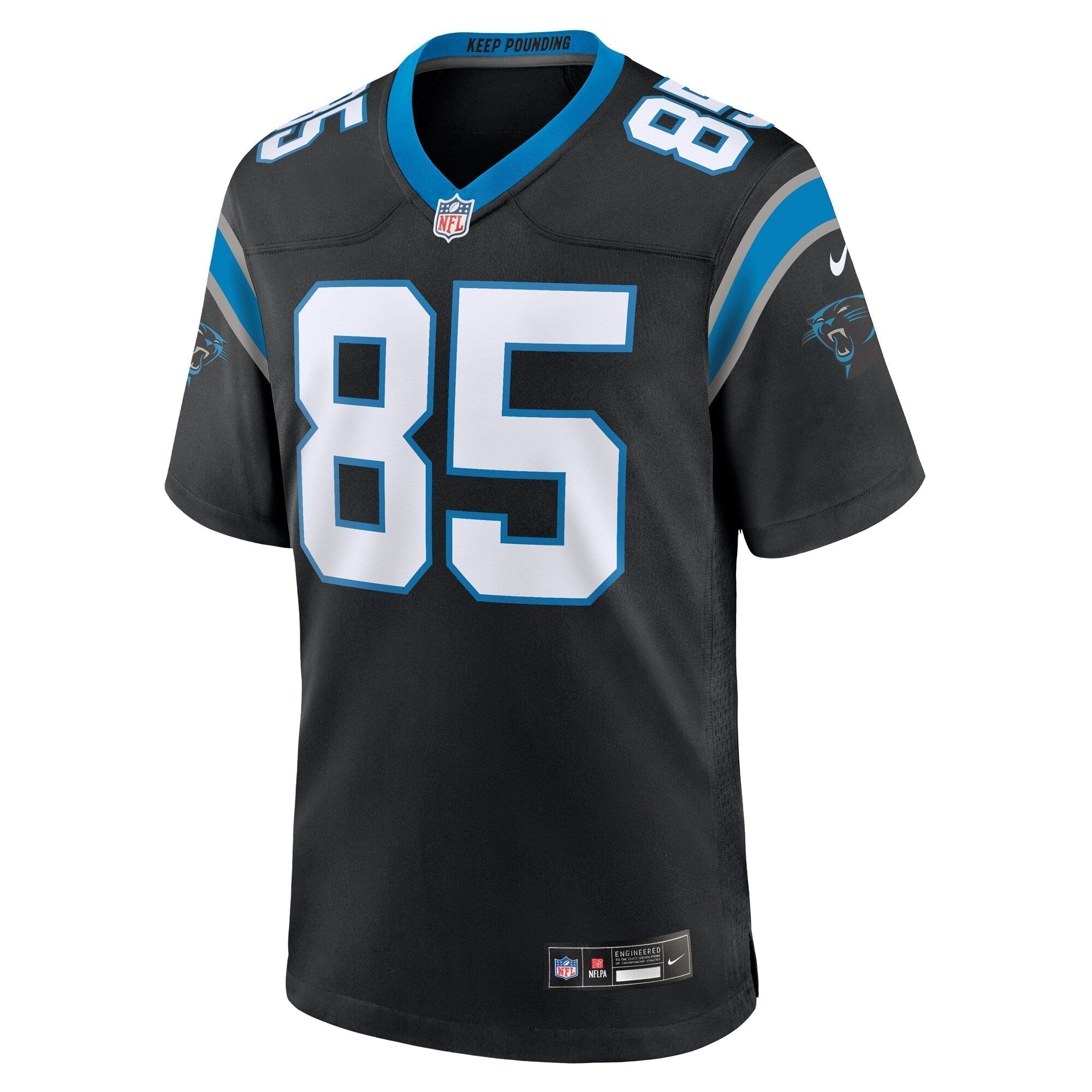 Marquez Stevenson Carolina Panthers Nike Team Game Jersey -  Black