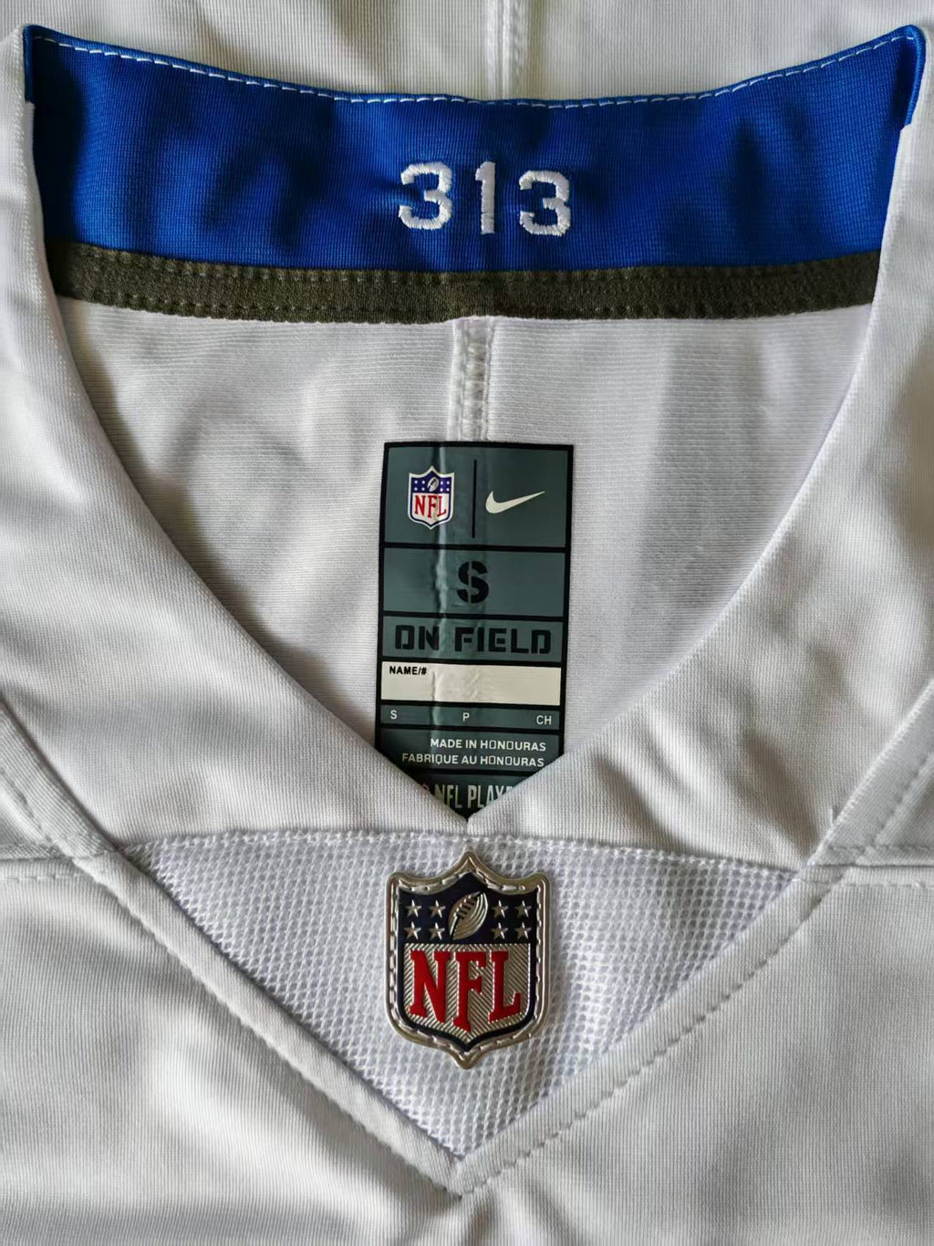 Men's Detroit Lions Isaac TeSlaa Jersey -  White