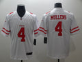 Men's San Francisco 49ers Nick Mullens #4 White Game Jersey1