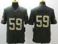 Men's Carolina Panthers Luke Kuechly #59 Army Green Game Jersey1