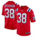 Rhamondre Stevenson New England Patriots Nike Alternate Game   Jersey - Red