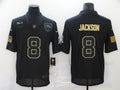 Men's Baltimore Ravens #8 Lamar Jackson Black Game Player Jersey1