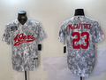 Men's San Francisco 49ers Christian McCaffrey #23 Arctic Camo Salute to Service Limited Jersey1