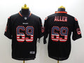 Men's Chicago Bears Jared Allen #69 Black Game Jersey1