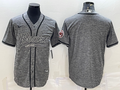 Men's Chicago Bears Gray Blank Jersey1