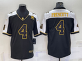 Men's Dallas Cowboys Dak Prescott #4 Black Player Jersey1