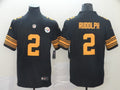 Men's Pittsburgh Steelers Mason Rudolph #2 Black Alternate Legend Jersey1