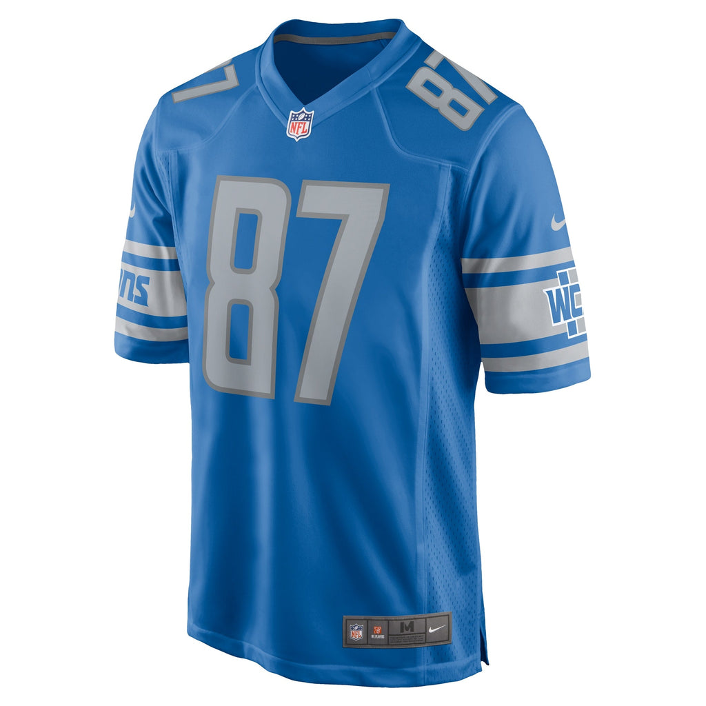 Sam LaPorta Detroit Lions Nike Team Game Jersey - Blue