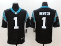 Men's Carolina Panthers Cam Newton #1 Black Game Jersey1