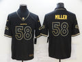 Men's Denver Broncos #58 Von Miller Black Player Game Jersey1