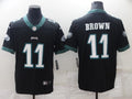 Men's Philadelphia Eagles A.J. Brown #11 Black Game Jersey1