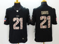 Men's Indianapolis Colts Vontae Davis #21 Black Game Player Jersey1