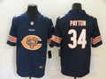 Men's Chicago Bears Walter Payton #34 Navy Game Jersey1