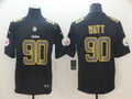 Men's Pittsburgh Steelers T.J. Watt Black Game Jersey1